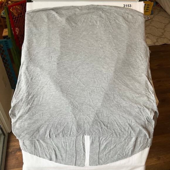 Ava & Viv Women Long Sleeve Open Front Knit Cardigan size 2XL, Gray - Picture 8 of 8